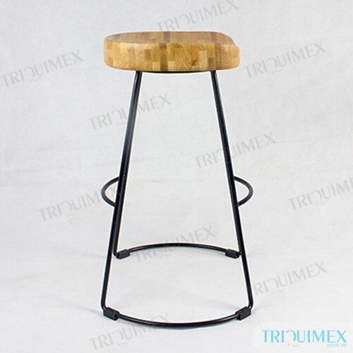GH-163 | Ghế Coffee khung sắc đặc mặt gỗ thiết kế thanh nhã